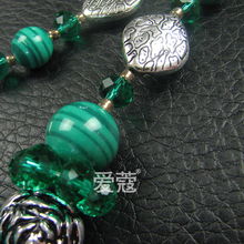 綠影婆娑，時光流淌的項(xiàng)鏈詩——愛蔻“綠色風(fēng)華”水晶長鏈